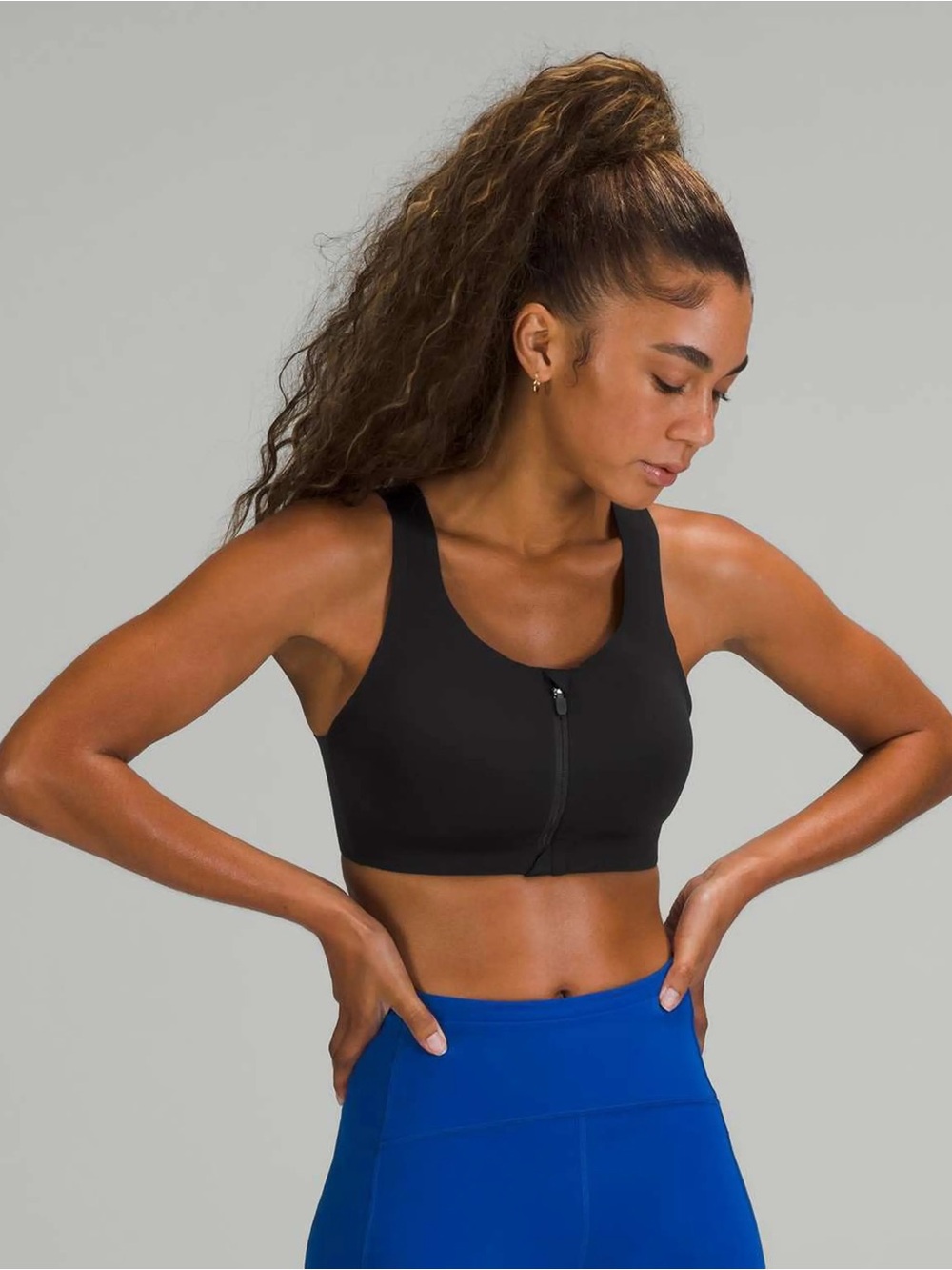Lululemon Enlite Bra Zip Front in Black - Picture 9 of 9